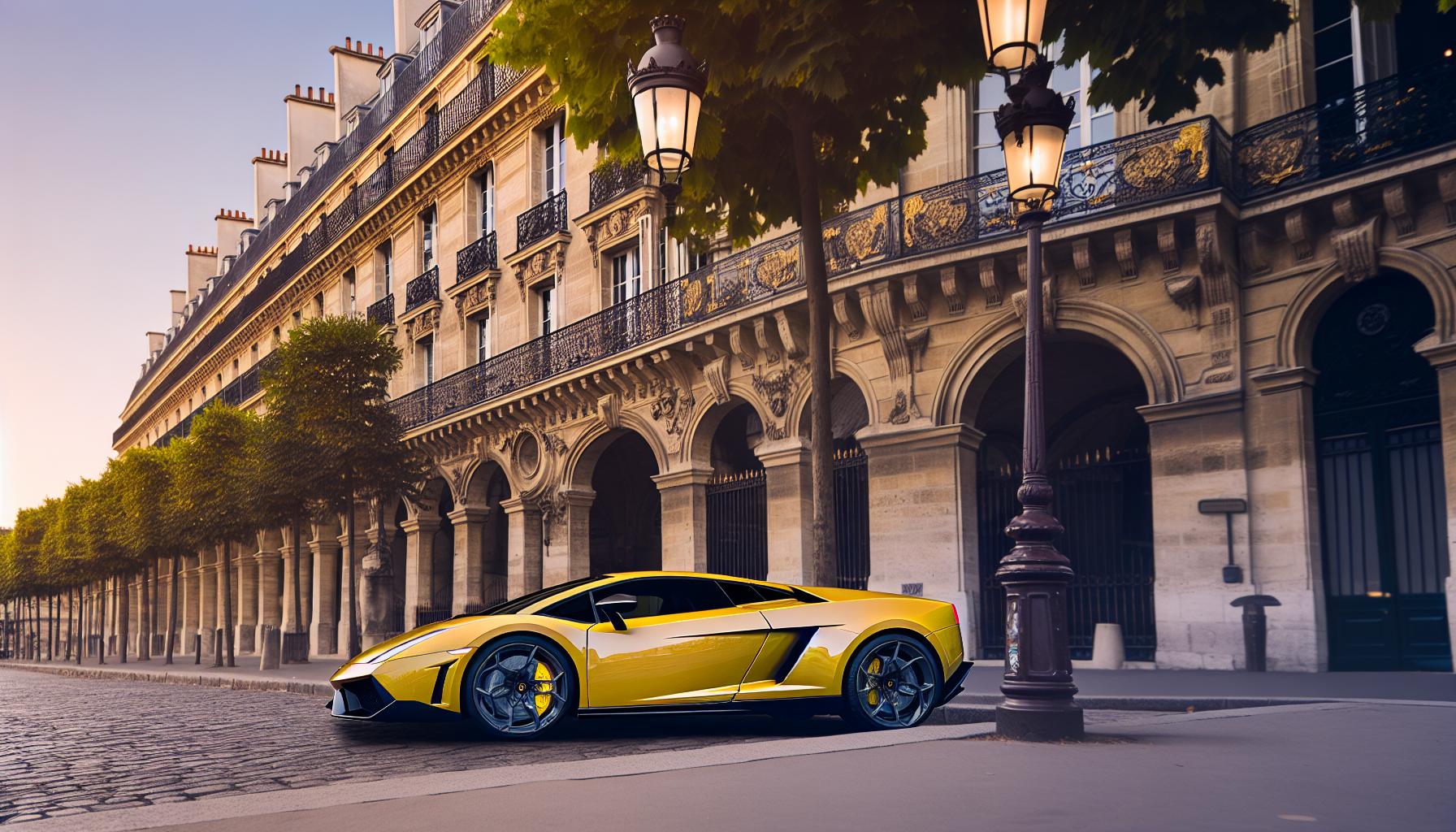 Lamborghini Gallardo in paris