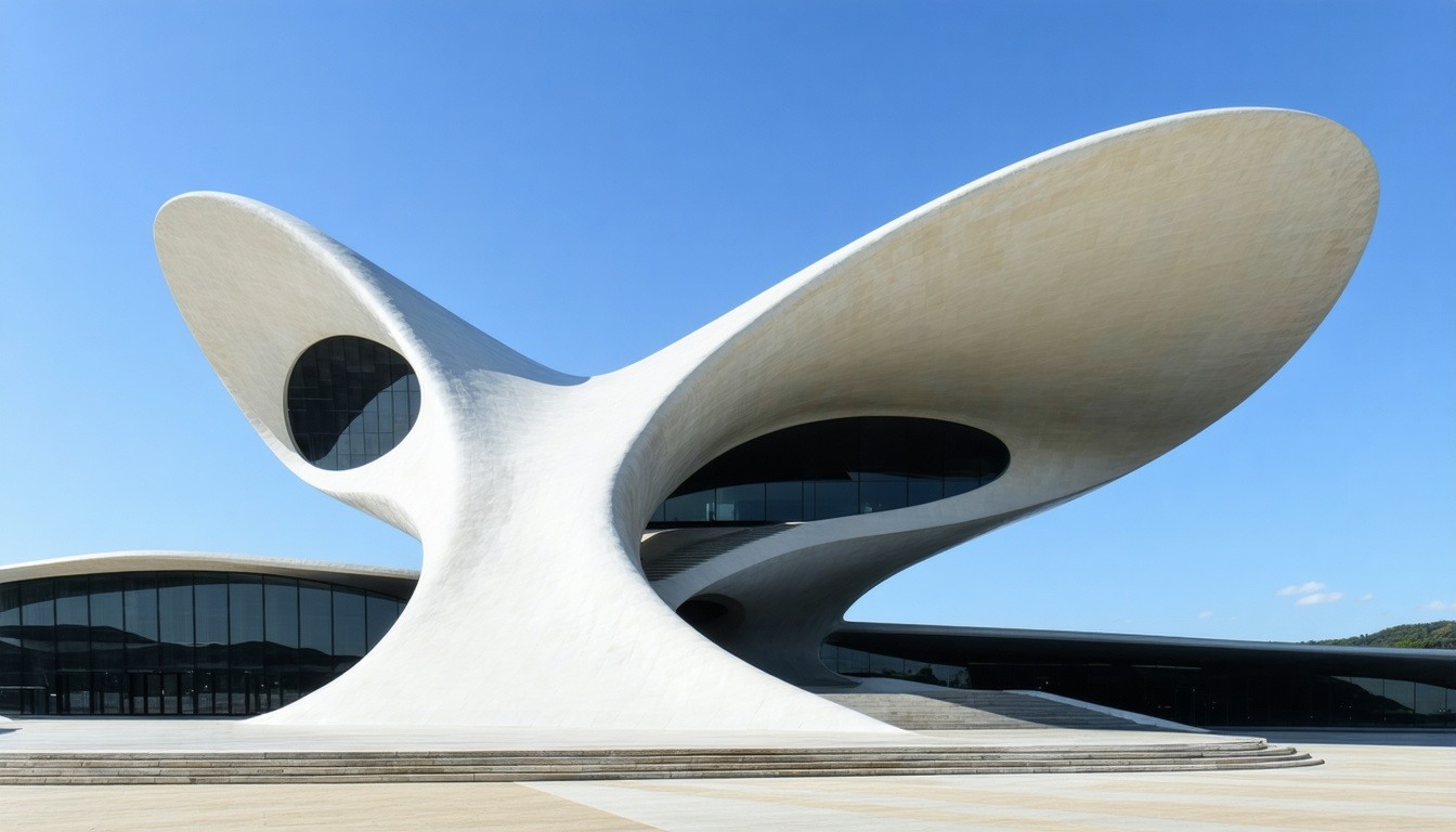 Vivenda estilo Zaha Hadid