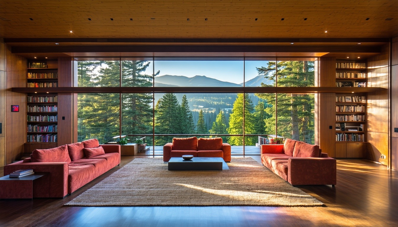 vivenda estilo frank lloyd wright vista por fora